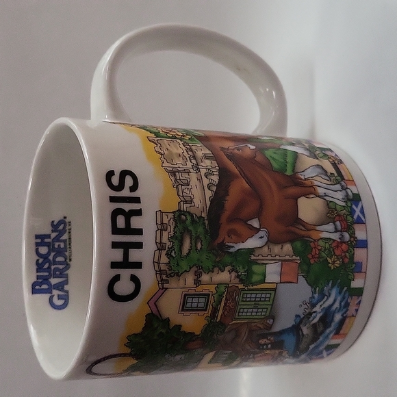 Busch Gardens Souvenir Name Coffee Mug Chris - Picture 5 of 14